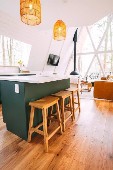 Dunlap Hollow A-Frame Rockbridge Екстериор снимка