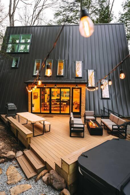 Dunlap Hollow A-Frame Rockbridge Екстериор снимка