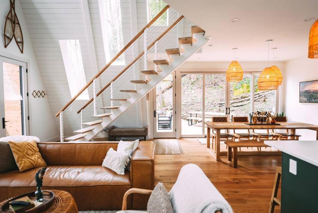 Dunlap Hollow A-Frame Rockbridge Екстериор снимка