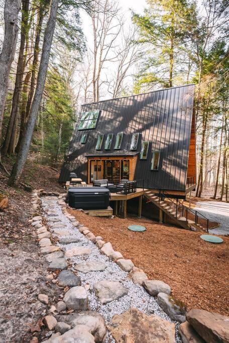 Dunlap Hollow A-Frame Rockbridge Екстериор снимка