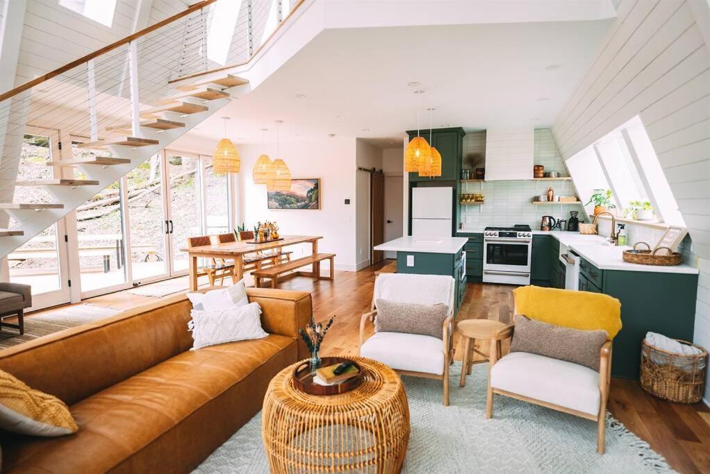 Dunlap Hollow A-Frame Rockbridge Екстериор снимка