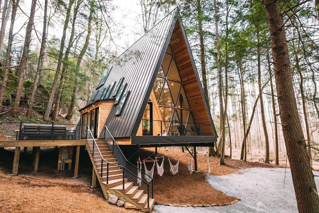 Dunlap Hollow A-Frame Rockbridge Екстериор снимка