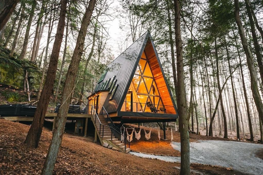 Dunlap Hollow A-Frame Rockbridge Екстериор снимка